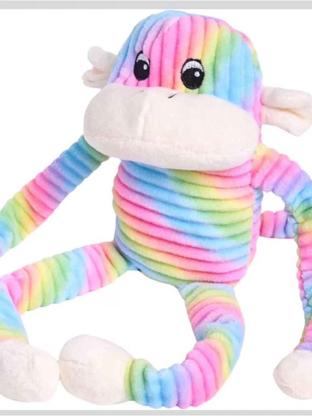 ZippyPaws - Spencer The Crinkle Monkey Dog Toy, Squeaker and Crinkle Plush Toy